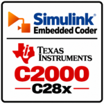 TI C2000 C28x Microcontroller with Simulink Embedded Coder