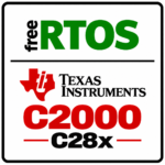 TI C2000 C28x Microcontroller with FreeRTOS